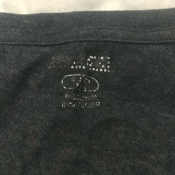 Knights Apparel Cotton Poly Dark Grey V Neck Nebraska Huskers Tee S - Picture 7 of 10
